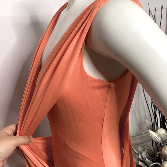 SOLD | 🔥SALE🔥 BCBGMaxAzria Alondra Melon Bodycon Mini Dress - Picture 10 of 16